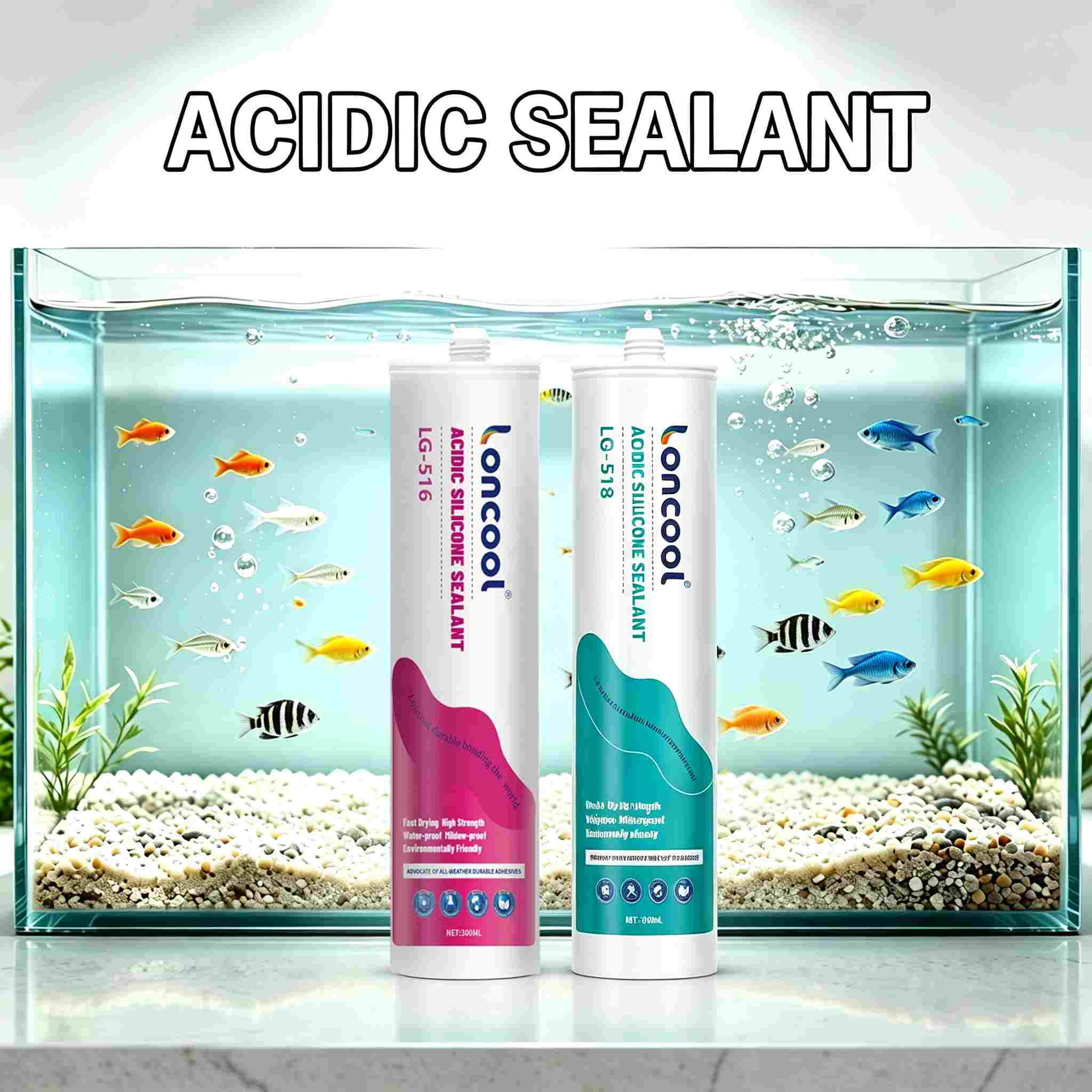 Sealant ti silicone ti asetiko .